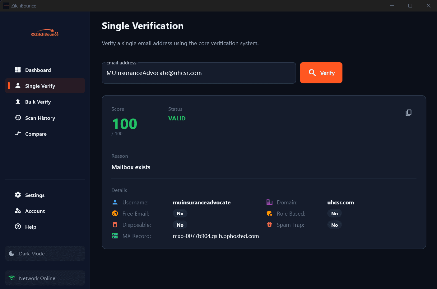 Zilch Bounce: Industry-Leading Deep Verification screenshot 2